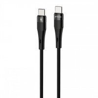Кабель Proove Light Silicone Plus Type-C to Type-C 60W (1m) Black (CCLS60002201)