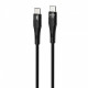 Кабель Proove Light Silicone Plus Type-C to Type-C 60W (1m) Black (CCLS60002201)