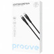 Кабель Proove Light Silicone Plus Type-C to Type-C 60W (1m) Black (CCLS60002201)