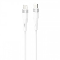 Кабель Proove Light Silicone Plus Type-C to Type-C 60W (1m) White (CCLS60002202)