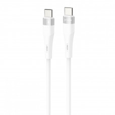 Кабель Proove Light Silicone Plus Type-C to Type-C 60W (1m) White (CCLS60002202)