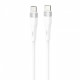 Кабель Proove Light Silicone Plus Type-C to Type-C 60W (1m) White (CCLS60002202)