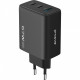 Мережевий зарядний пристрій Proove Silicone Power 2 67W (2 Type-C + USB) Black (WCSP26120001)