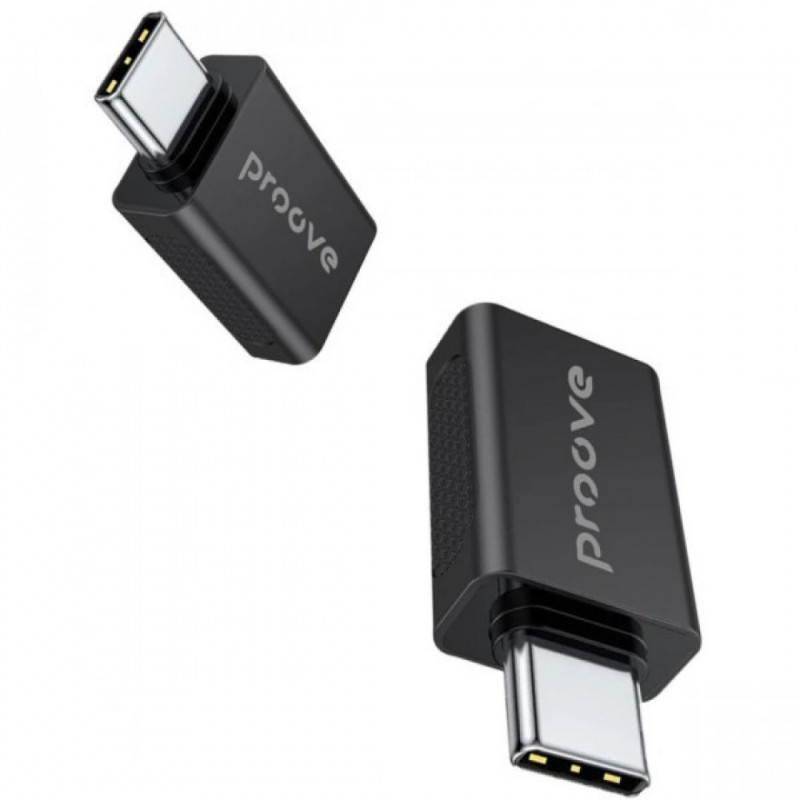 Перехідник OTG Proove Extension USB to Type-C Black (HBEX00101001)