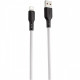 Кабель Proove Rebirth USB to Lightning 2.4A (1m) White/Black (CCRE60001102)