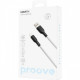 Кабель Proove Rebirth USB to Lightning 2.4A (1m) White/Black (CCRE60001102)