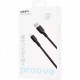 Кабель Proove Rebirth USB to Lightning 2.4A (1m) Black (CCRE60001101)