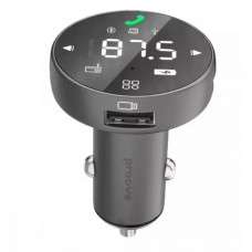 Автомобільний зарядний пристрій Proove FM Launcher Sound Sync 30W (PD+QC3.0) Type-C+USB (FMSS30110003)