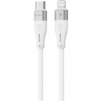 Кабель Proove Soft Silicone Type-C to Lightning 27W (1m) White (CCSO27002102)
