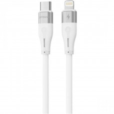 Кабель Proove Soft Silicone Type-C to Lightning 27W (1m) White (CCSO27002102)