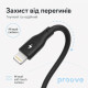 Кабель Proove Soft Silicone Type-C to Lightning 27W (1m) Black (CCSO27002101)