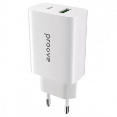 Мережевий зарядний пристрій Proove Rapid 20W Type-C+USB-C White (WCRP20110002)