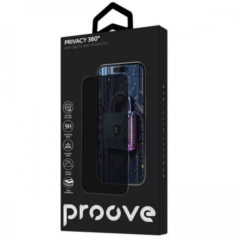 Захисне скло Proove Privacy 360 Installation Box для iPhone 17 Pro (PG360I17P001)