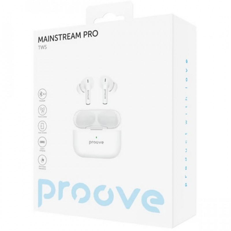 TWS-навушники Proove Mainstream Pro White (TWMSP001AP02)