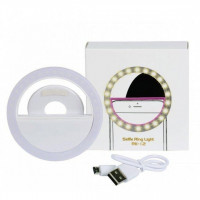 Селфи-лампа для телефона Selfie Ring Light RK-12 White
