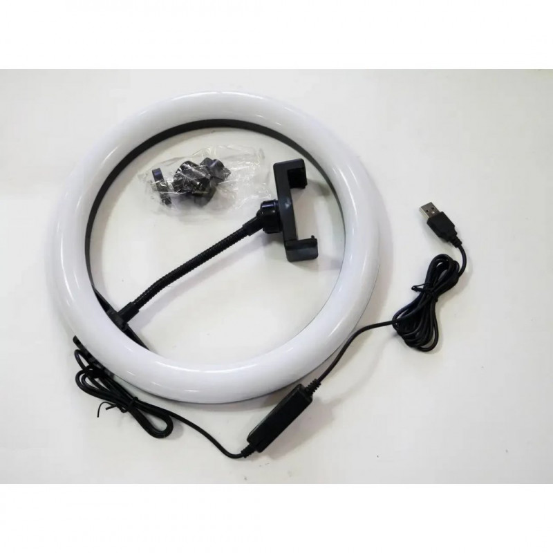 Кольцевая лампа LED 26cm Black (QX-260)