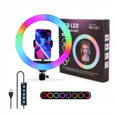Кольцевая RGB-лампа 30 см MJ30 Black