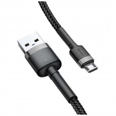 Кабель Baseus Cafule Micro USB 2.4A 1m (CAMKLF-BG1)