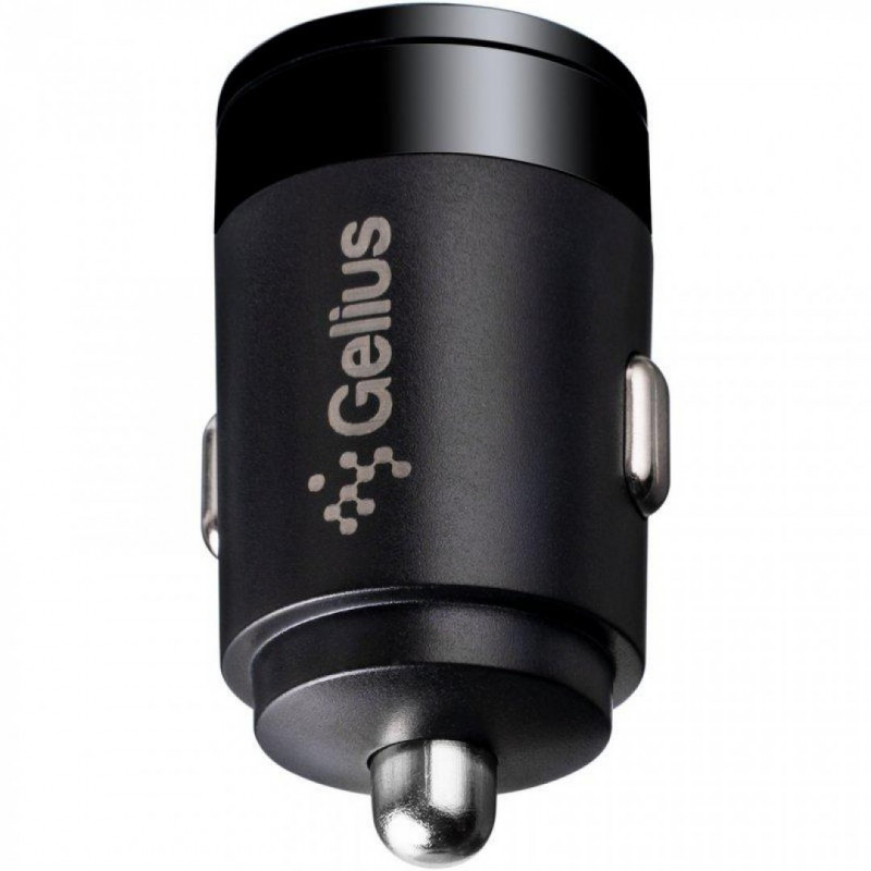Автомобільний зарядний пристрій Gelius Inch Twix USB+Type-C 35W Black (GP-CC010)