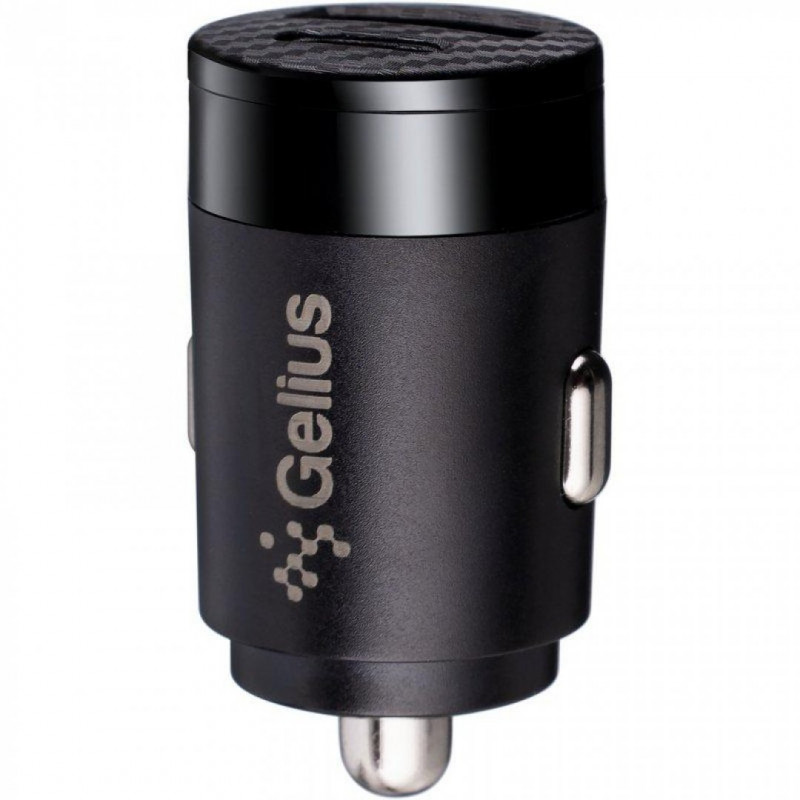 Автомобільний зарядний пристрій Gelius Inch Twix USB+Type-C 35W Black (GP-CC010)