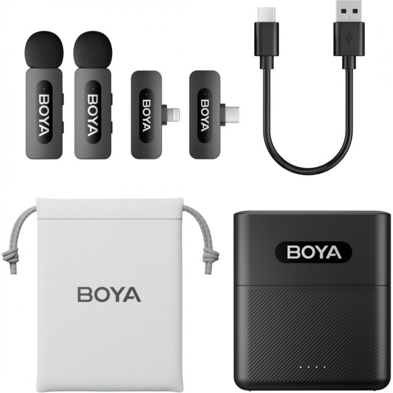 Мікрофон Boya BY v3 Lightning + Type-C