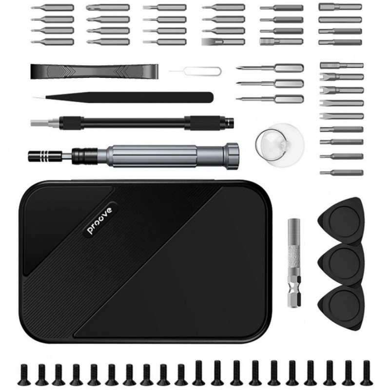 Багатофункціональний набір викруток Proove Fixer 150in1 Black (MTSF15000001)