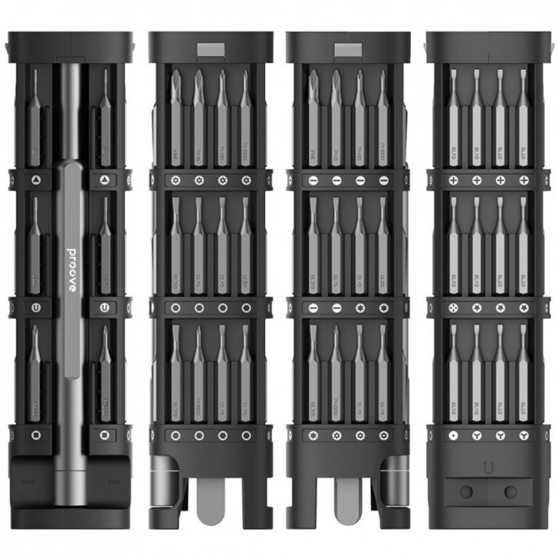 Багатофункціональний набір викруток Proove Fixer 46in1 Gray (MTSF46000003)