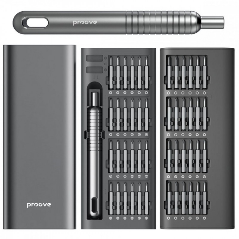 Багатофункціональний набір викруток Proove Fixer 51in1 Gray (MTSF51000003)