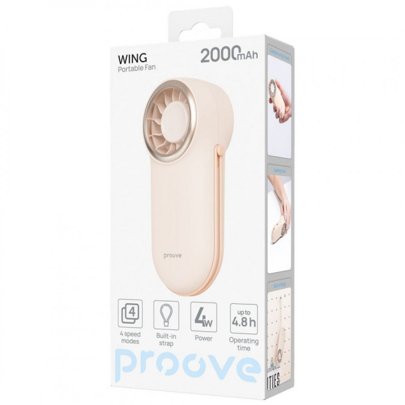 Портативний вентилятор Proove Wing White (PFWG04002002)