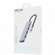 Type-C хаб Proove Iron Link 5 in 1 (3*USB3.0 + Type C + HDMI) Silver (HBIL00010604)