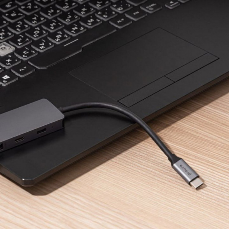 Type-C хаб Proove Iron Link 5 in 1 (3*USB3.0 + Type C + HDMI) Silver (HBIL00010604)