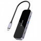 Type-C хаб Proove Shadow (2*USB3.0 + Type-C + PD100W + HDMI) Dark Gray (HBSW10221205)