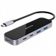 Type-C хаб Proove Shadow (2*USB3.0 + Type-C + PD100W + HDMI) Dark Gray (HBSW10221205)