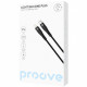 Кабель Proove Light Silicone Plus Type-C to Lightning 27W (1m) Black (CCLS27002101)