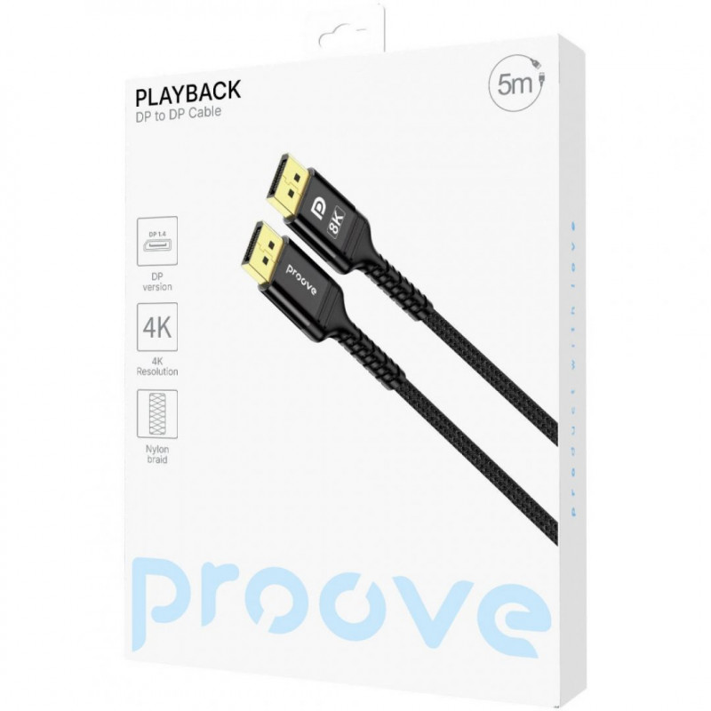 Кабель Proove Playback DP to DP 5m Black (DCPD52003601)