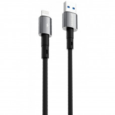 Кабель Proove Silicraft USB to Lightning 2.4A (1m) Black (CCSC12001101)
