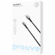 Кабель Proove Silicraft USB to Lightning 2.4A (1m) Black (CCSC12001101)