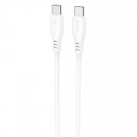Кабель Proove Simple Silicone Type-C to Type-C 60W (2m) White (CCSI60002222)