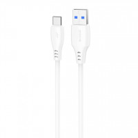 Кабель Proove Simple Silicone USB to Type-C 3A (1m) White (CCSS15001202)