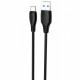 Кабель Proove Simple Silicone USB to Type-C 3A (2m) Black (CCSS15001221)