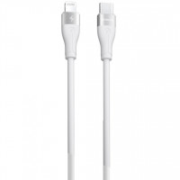 Кабель Proove Soft Silicone Type-C to Lightning 27W (2m) White (CCSO27002122)