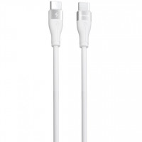Кабель Proove Soft Silicone Type-C to Type-C 60W (1m) White (CCSO60002202)