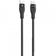 Кабель Proove Soft Silicone Type-C to Type-C 60W (1m) Black (CCSO60002201)