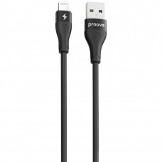 Кабель Proove Soft Silicone USB to Lightning 2.4A (1m) Black (CCSO20001101)