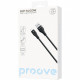 Кабель Proove Soft Silicone USB to Lightning 2.4A (1m) Black (CCSO20001101)