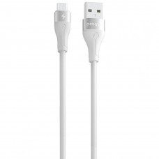 Кабель Proove Soft Silicone USB to Micro USB 2.4A (1m) White (CCSO20001302)