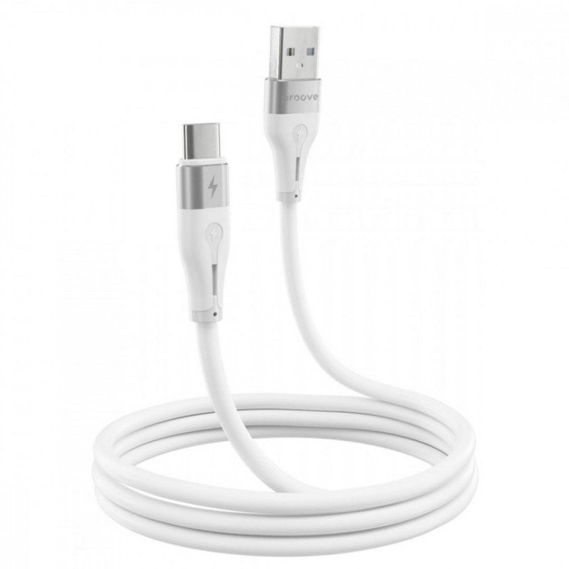Кабель Proove Soft Silicone USB to Type-C 3A (1m) Black (CCSO20001201)