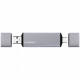 Картридер Proove Arc Link 3 in 1 (USB3.0 + SD Card + Micro SD Card) Silver (HBAL00210014)