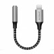Перехідник AUX Proove SoundMesh Lightning to 3.5mm Gray (ACSM00005101)