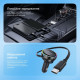 Автомобильное зарядное устройство Proove Hammer 81W (Type-C + USB) + Retractable Type-C Cable Black (CCHR81110001)